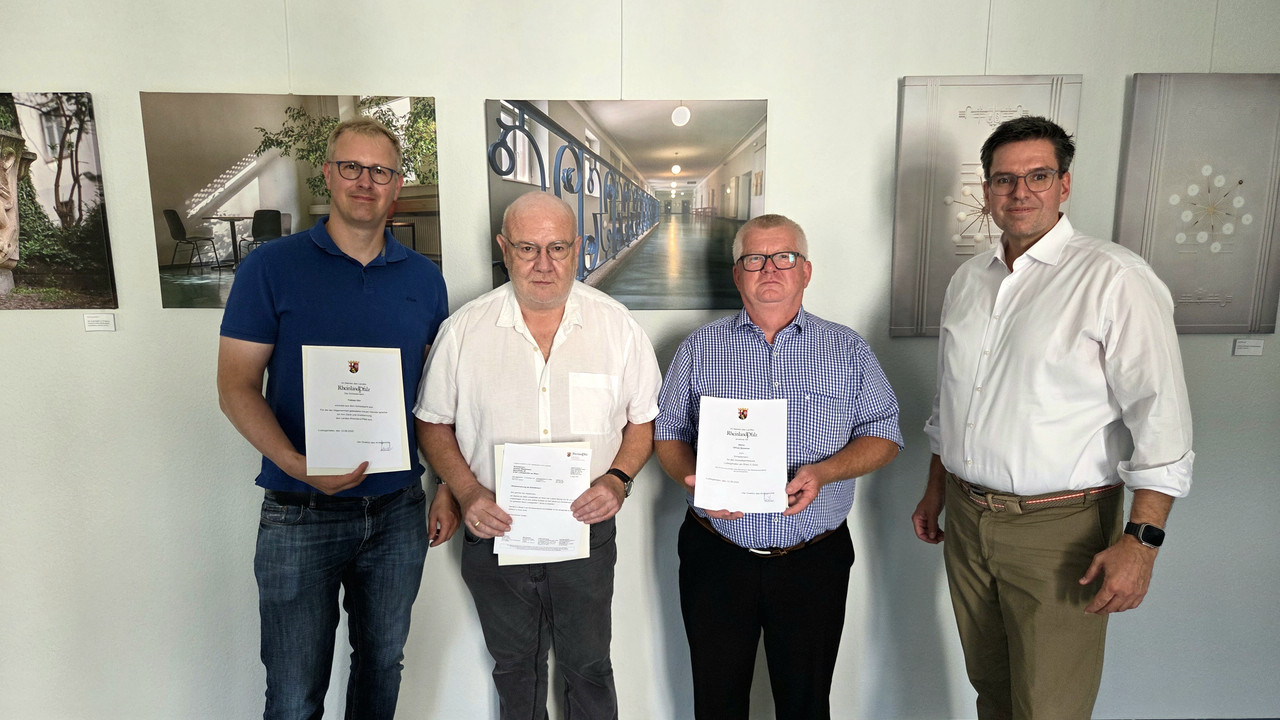 Wiederernennung von Herrn Andreas Westermann und Ernennung von Herrn Ulrich Sommer zu Schiedspersonen